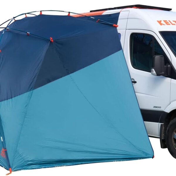 Kelty Backroads Shelter Universal Mounted Car Camping Shelter with Zippered Entry, Sturdy Frame, Protection from Elements, UV, Stuff Duffel Included