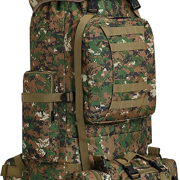 King'sGuard 100L Camping Hiking Backpack Molle Rucksack Military Camping Backpacking Daypack