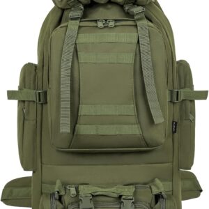 King'sGuard 100L Camping Hiking Backpack Molle Rucksack Military Camping Backpacking Daypack