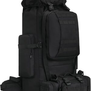 King'sGuard 100L Camping Hiking Backpack Molle Rucksack Military Camping Backpacking Daypack