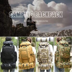 King'sGuard 100L Camping Hiking Backpack Molle Rucksack Military Camping Backpacking Daypack