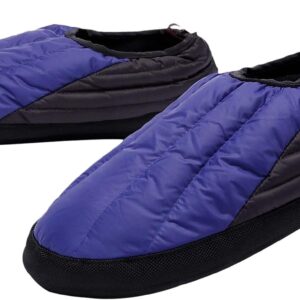 KingCamp Unisex Down Camping Slippers Soft Slippers with Non Slip Rubber Sole & Carry Bag (3 Colors and 4 Sizes)