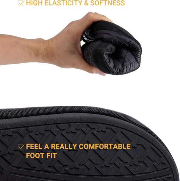 KingCamp Unisex Down Camping Slippers Soft Slippers with Non Slip Rubber Sole & Carry Bag (3 Colors and 4 Sizes)