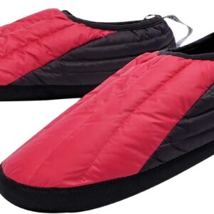 KingCamp Unisex Down Camping Slippers Soft Slippers with Non Slip Rubber Sole & Carry Bag (3 Colors and 4 Sizes)