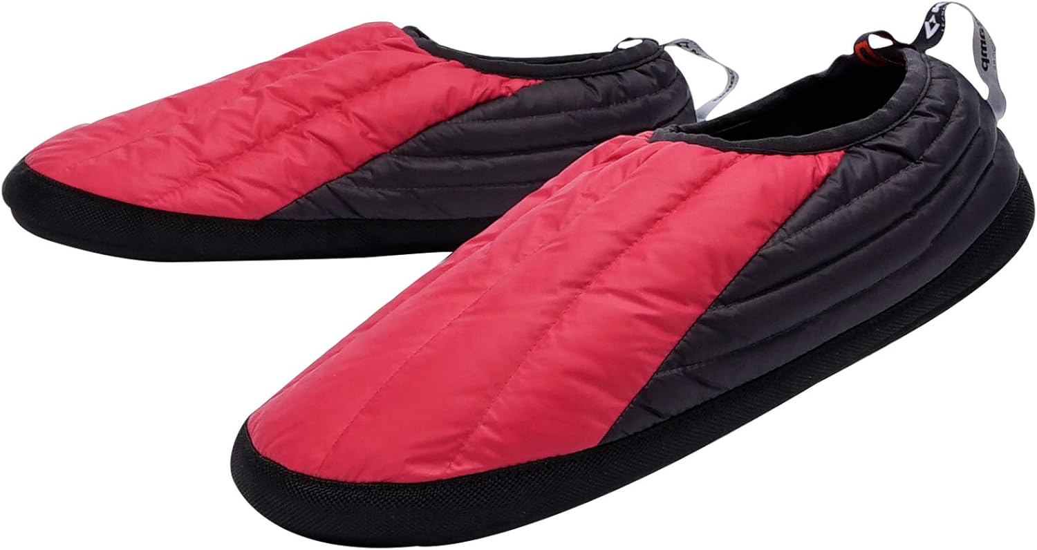 KingCamp Unisex Down Camping Slippers Soft Slippers with Non Slip Rubber Sole & Carry Bag (3 Colors and 4 Sizes)