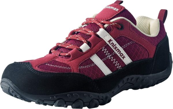 Knixmax Women's Hiking Shoes Lightweight Non-Slip Climbing Trekking Sneakers for Woman Camping Backpacking Shoe Summer Hiker Shoes