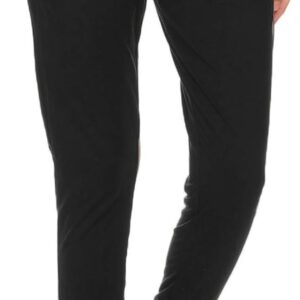 Leggings Depot Women's Printed Solid Activewear Jogger Track Cuff Sweatpants