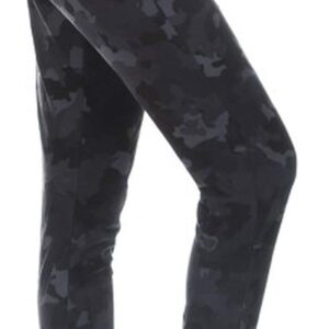 Leggings Depot Women's Printed Solid Activewear Jogger Track Cuff Sweatpants