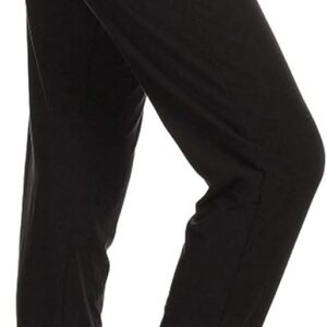 Leggings Depot Women's Printed Solid Activewear Jogger Track Cuff Sweatpants
