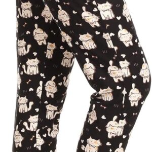 Leggings Depot Women's Printed Solid Activewear Jogger Track Cuff Sweatpants