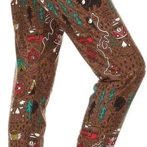 Leggings Depot Women's Printed Solid Activewear Jogger Track Cuff Sweatpants