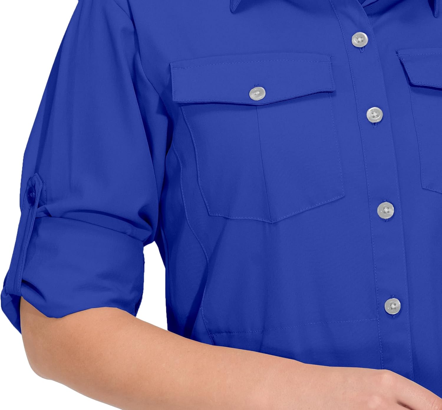 Little Donkey Andy Women's Stretch Quick Dry UPF50+ Long Sleeve Shirt for Hiking, Travel, Camping