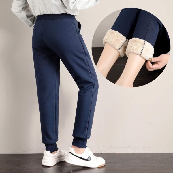MACHLAB Women's Winter Warm Track Pants Thermal Fleece Jogger Pants Sherpa Lined Athletic Sweatpants