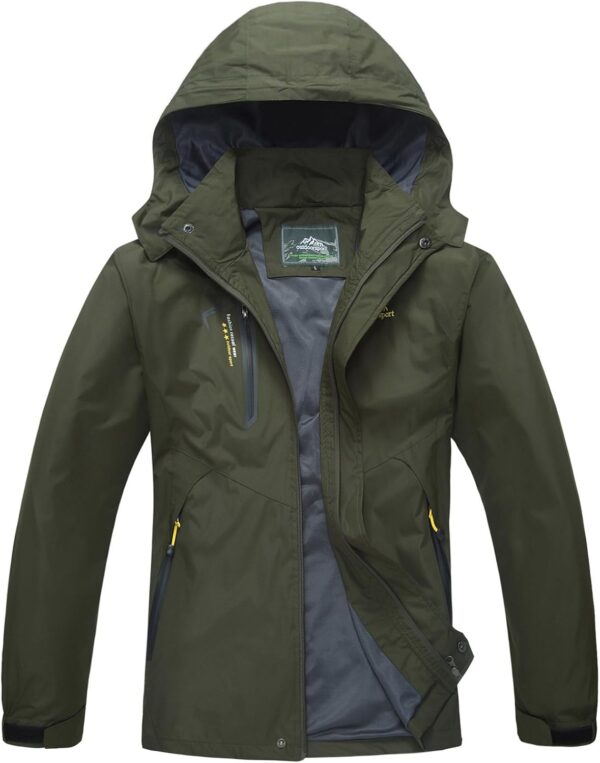 MAGCOMSEN Men's Lightweight Softshell Spring and Fall Sportswear Windbreaker Windproof Jacket Hooded Raincoat