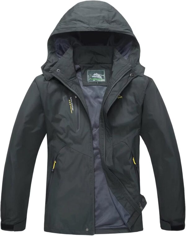 MAGCOMSEN Men's Lightweight Softshell Spring and Fall Sportswear Windbreaker Windproof Jacket Hooded Raincoat