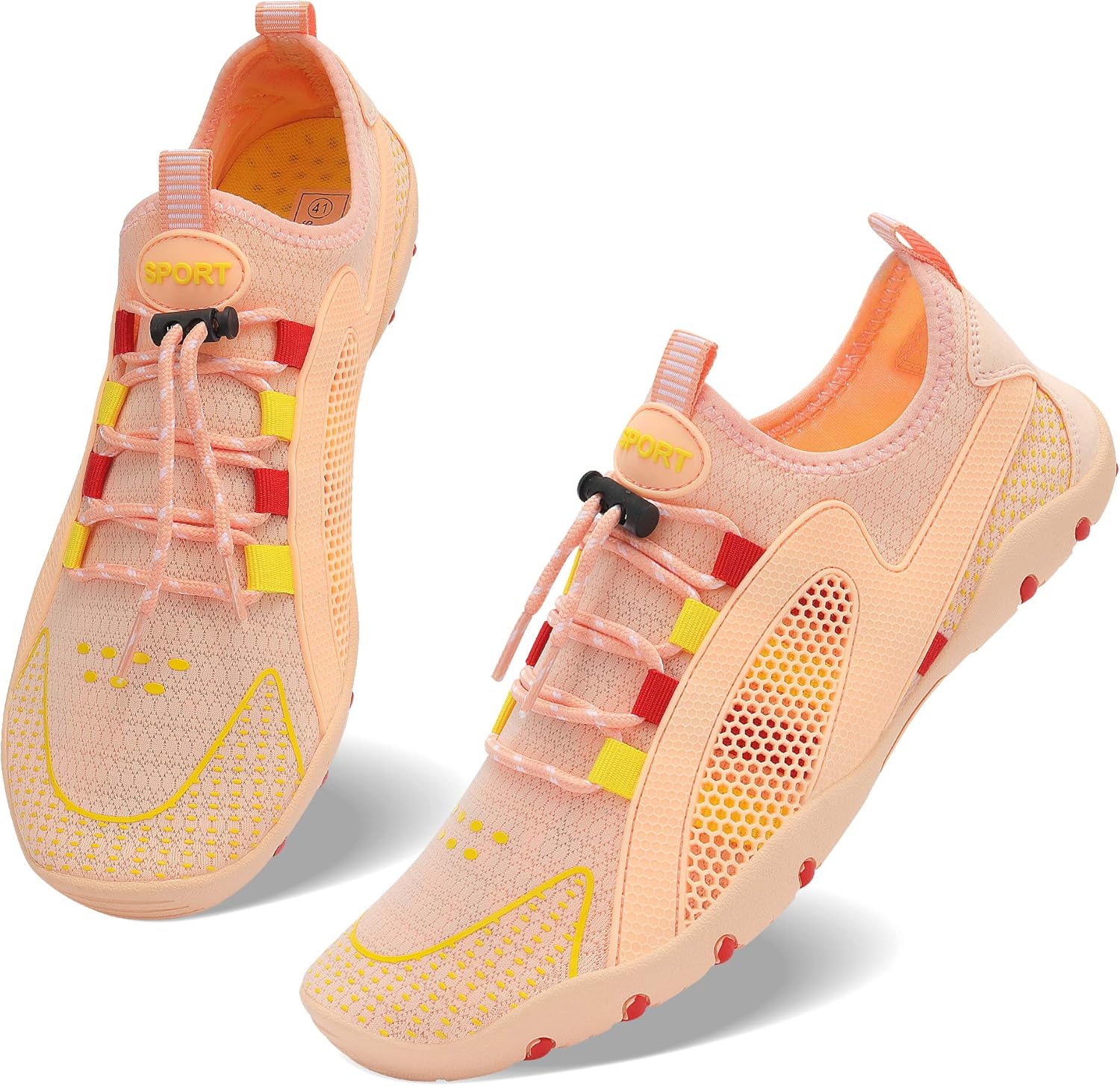 MAYZERO Water Shoes Men Women Swim Surf Shoes Beach Pool Shoes Wide Toe Hiking Aqua Shoes Winter House Slippers