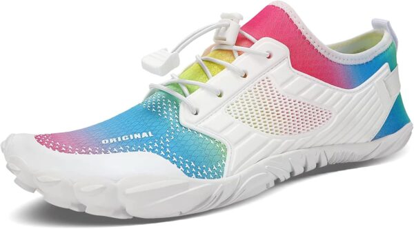 MAYZERO Water Shoes Men Women Swim Surf Shoes Beach Pool Shoes Wide Toe Hiking Aqua Shoes Winter House Slippers