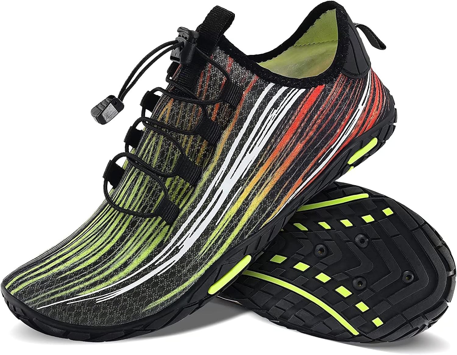 MAYZERO Water Shoes Men Women Swim Surf Shoes Beach Pool Shoes Wide Toe Hiking Aqua Shoes Winter House Slippers