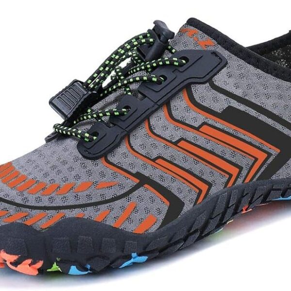MAYZERO Water Shoes Men Women Swim Surf Shoes Beach Pool Shoes Wide Toe Hiking Aqua Shoes Winter House Slippers
