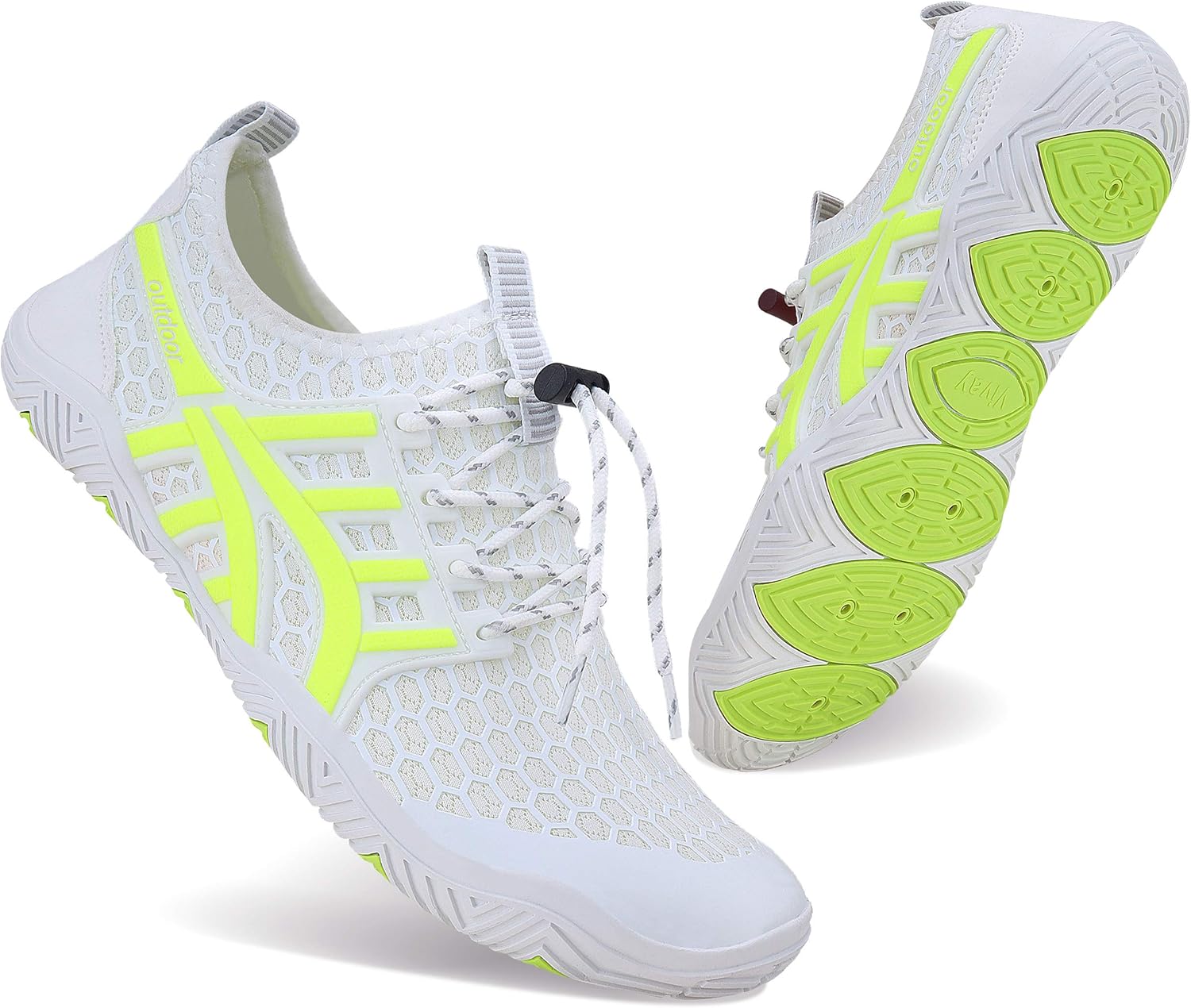 MAYZERO Water Shoes Men Women Swim Surf Shoes Beach Pool Shoes Wide Toe Hiking Aqua Shoes Winter House Slippers