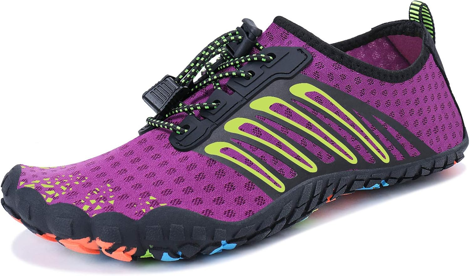 MAYZERO Water Shoes Men Women Swim Surf Shoes Beach Pool Shoes Wide Toe Hiking Aqua Shoes Winter House Slippers