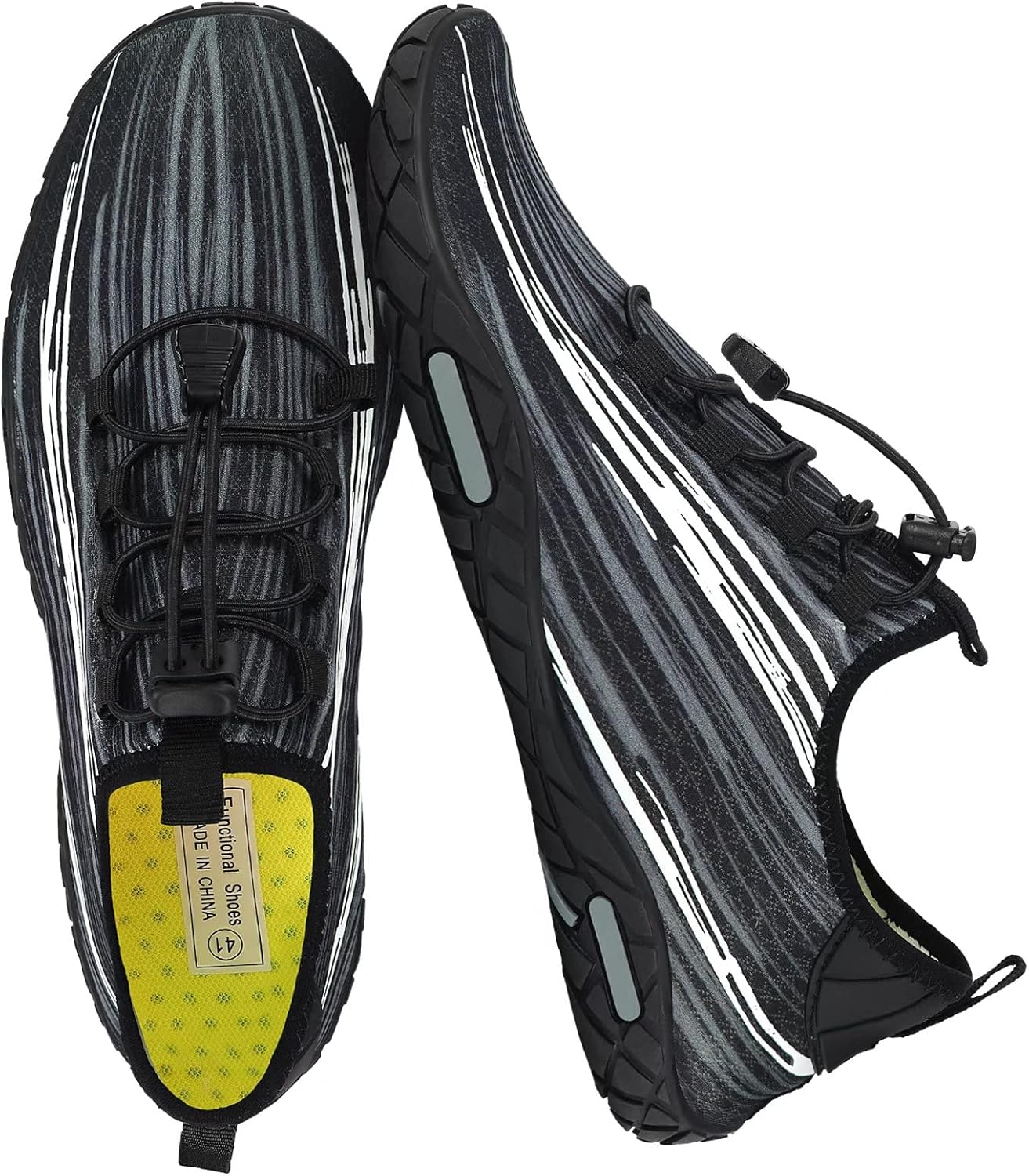 MAYZERO Water Shoes Men Women Swim Surf Shoes Beach Pool Shoes Wide Toe Hiking Aqua Shoes Winter House Slippers