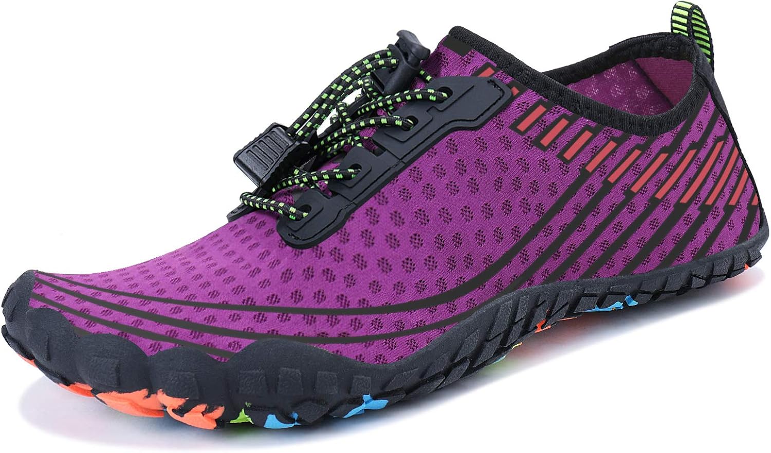 MAYZERO Water Shoes Men Women Swim Surf Shoes Beach Pool Shoes Wide Toe Hiking Aqua Shoes Winter House Slippers