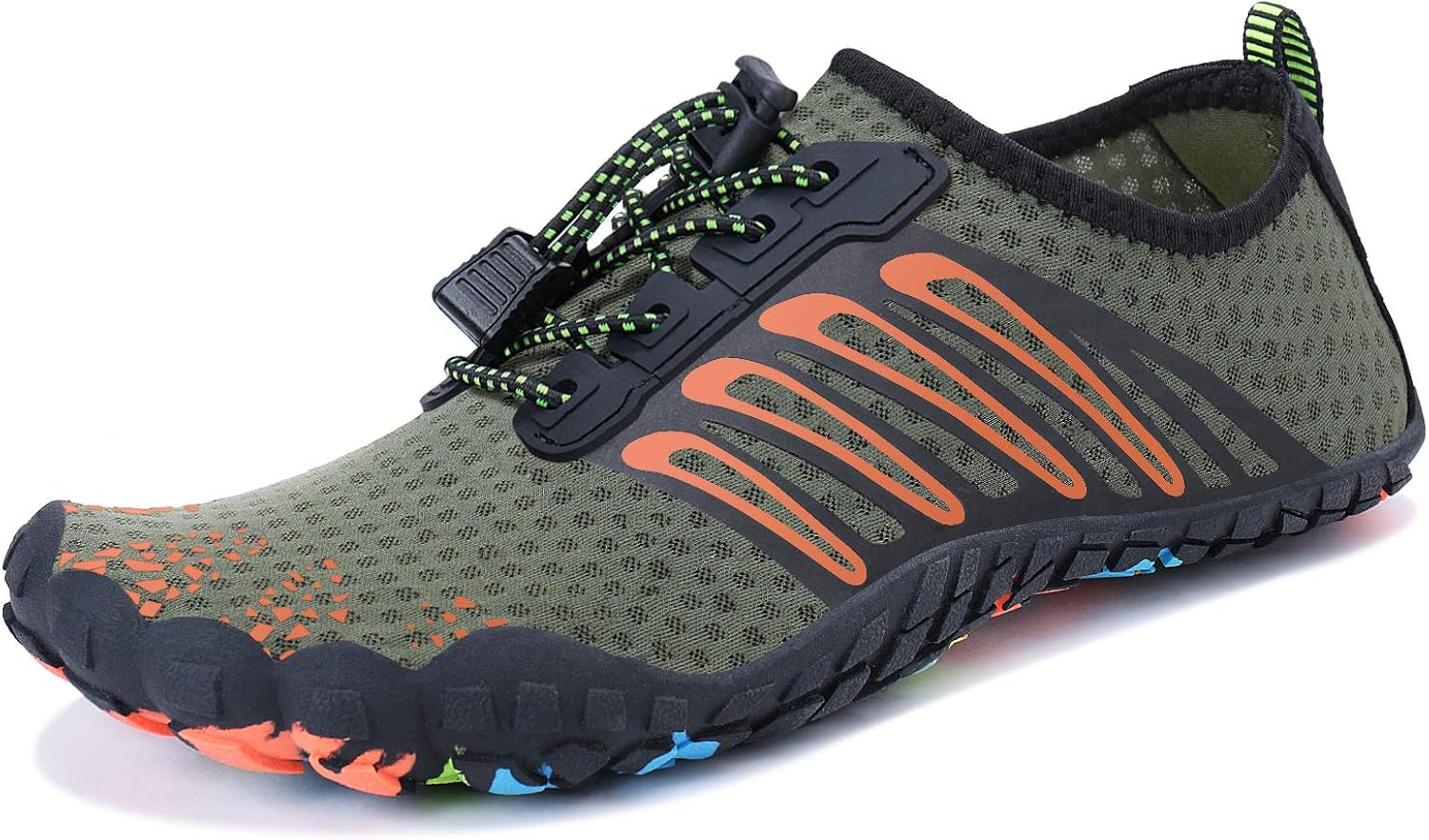 MAYZERO Water Shoes Men Women Swim Surf Shoes Beach Pool Shoes Wide Toe Hiking Aqua Shoes Winter House Slippers