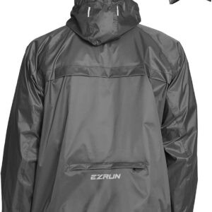 Men's Waterproof Hooded Rain Jacket Windbreaker Lightweight Packable Raincoat