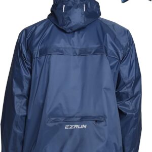 Men's Waterproof Hooded Rain Jacket Windbreaker Lightweight Packable Raincoat