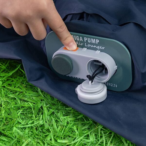 MicroNovelty GIGA Lounger GS1:one-Key Automatic Inflatable Lounger,Integrated Electric Pump & Power Bank,Inflate with just one Click,100s Fast Inflating,150kg Bear Weight,Wear-Resistant Material