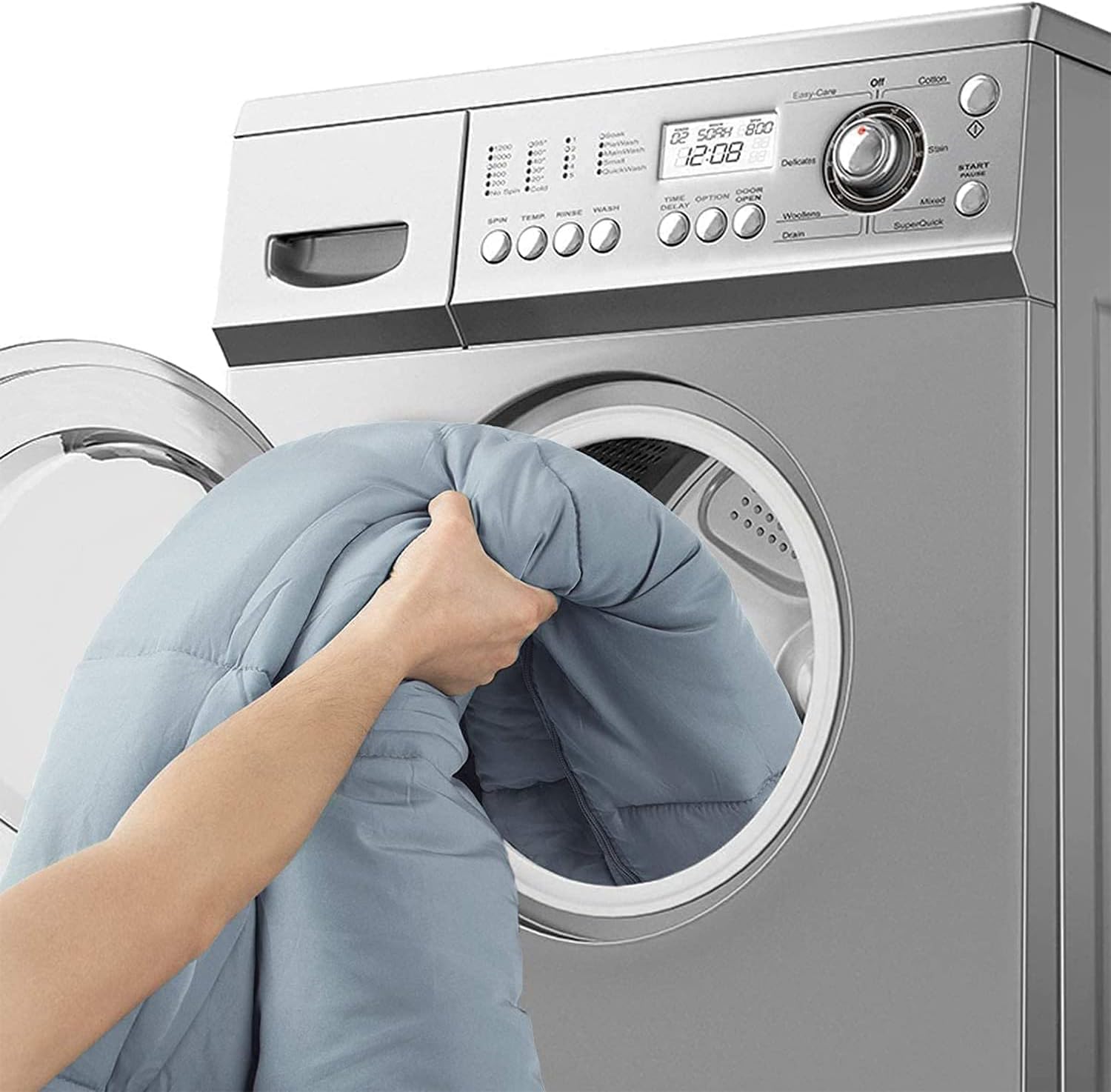 Naturehike Washable Cotton Sleeping Bag, 24.8-53.6°F Lightweight Sleeping Bag for Adults, 3 Season Warm & Cool Weather Waterproof Sleeping Bag for Camping, Traveling, Outdoors