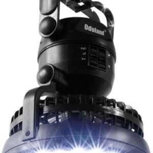 Odoland Portable LED Camping Lantern with Ceiling Fan - Hurricane Emergency