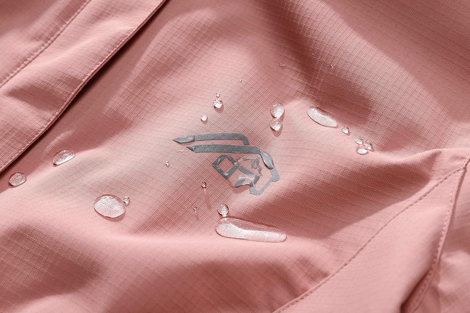 OTU Women's Waterproof Rain Jacket Lightweight Hooded Raincoat for Hiking Travel Outdoor