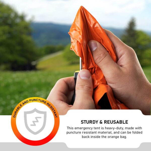Ready Shelter Tube Tent 2.0-2 Person Tent, Survival Tent, Emergency Shelter - Ideal Survival Gear and Equipment - Emergency Survival Tent Shelter - Tent for Camping