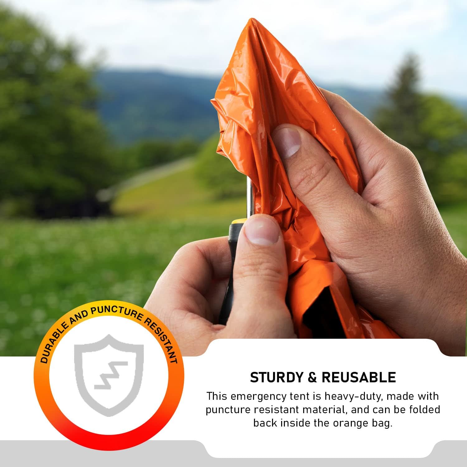 Ready Shelter Tube Tent 2.0-2 Person Tent, Survival Tent, Emergency Shelter - Ideal Survival Gear and Equipment - Emergency Survival Tent Shelter - Tent for Camping