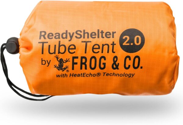 Ready Shelter Tube Tent 2.0-2 Person Tent, Survival Tent, Emergency Shelter - Ideal Survival Gear and Equipment - Emergency Survival Tent Shelter - Tent for Camping