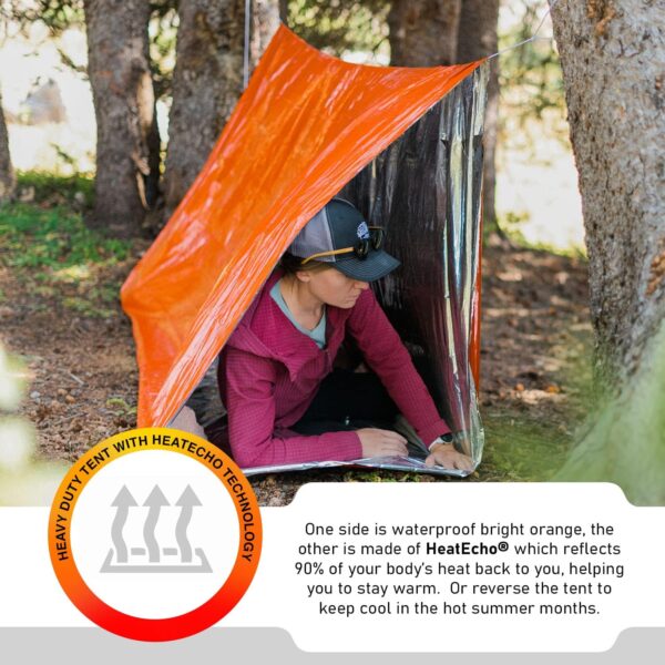 Ready Shelter Tube Tent 2.0-2 Person Tent, Survival Tent, Emergency Shelter - Ideal Survival Gear and Equipment - Emergency Survival Tent Shelter - Tent for Camping