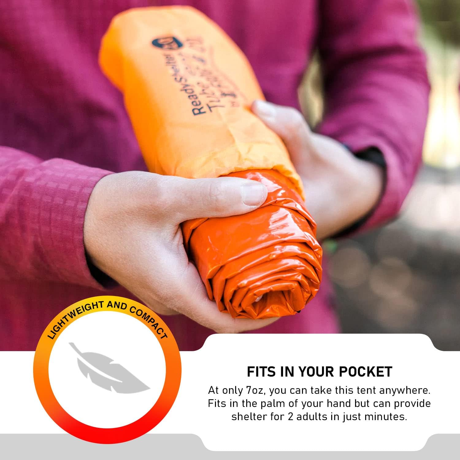 Ready Shelter Tube Tent 2.0-2 Person Tent, Survival Tent, Emergency Shelter - Ideal Survival Gear and Equipment - Emergency Survival Tent Shelter - Tent for Camping