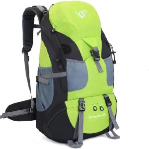 RuRu monkey 50L Hiking Backpack, Waterproof Lightweight Daypack for Outdoor Camping Travel