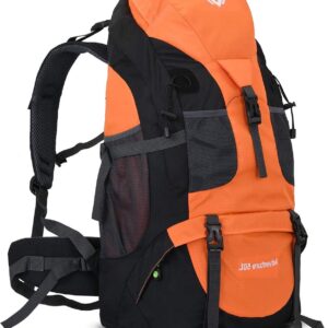 RuRu monkey 50L Hiking Backpack, Waterproof Lightweight Daypack for Outdoor Camping Travel