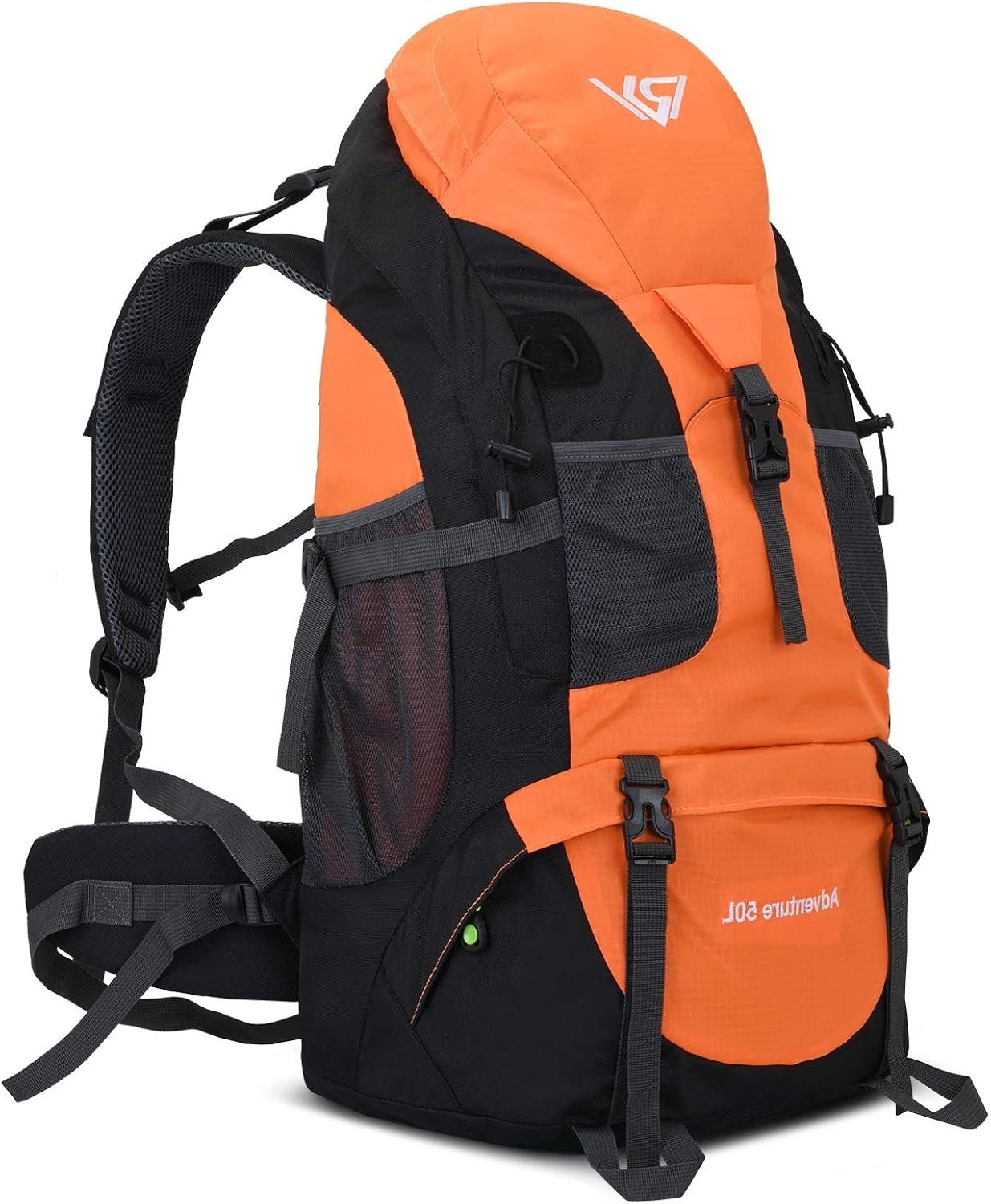 RuRu monkey 50L Hiking Backpack, Waterproof Lightweight Daypack for Outdoor Camping Travel