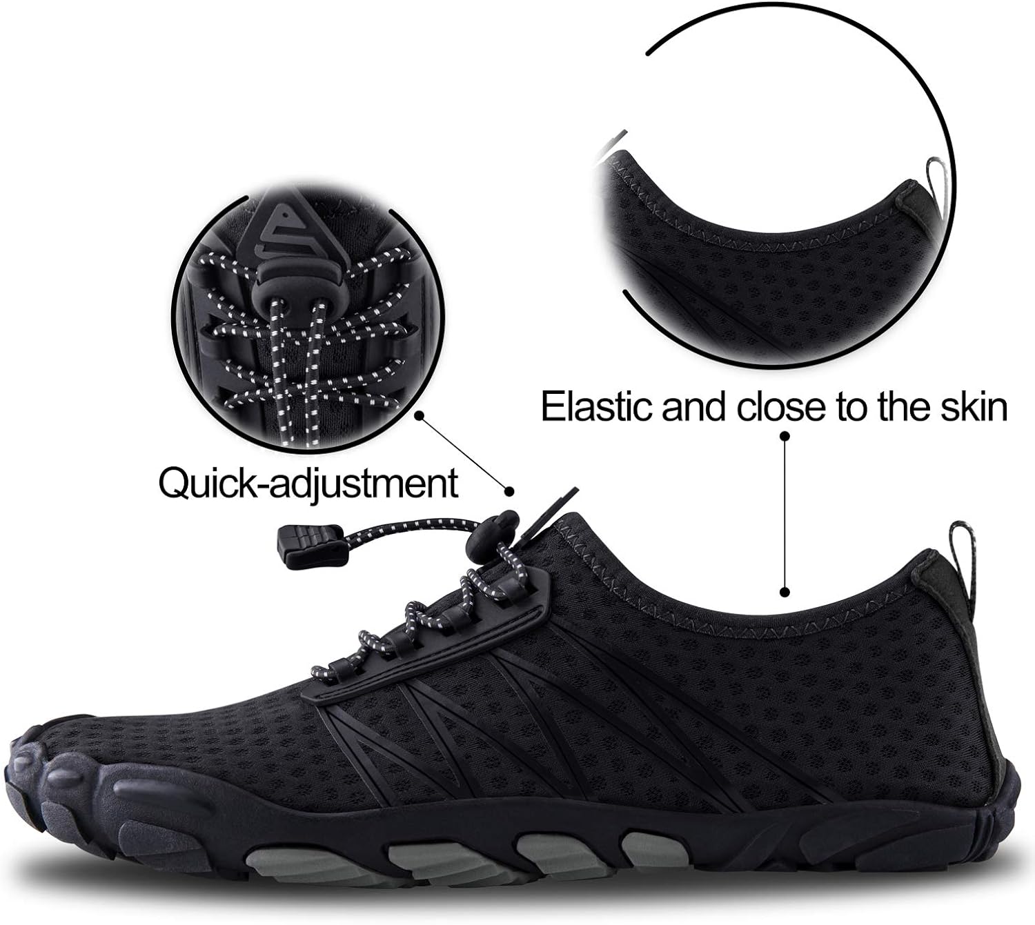 SEEKWAY Water Shoes Men Women Adult Quick-Dry Aqua Sock Barefoot for Beach Swim River Pool Lake Hiking Kayaking Surfing
