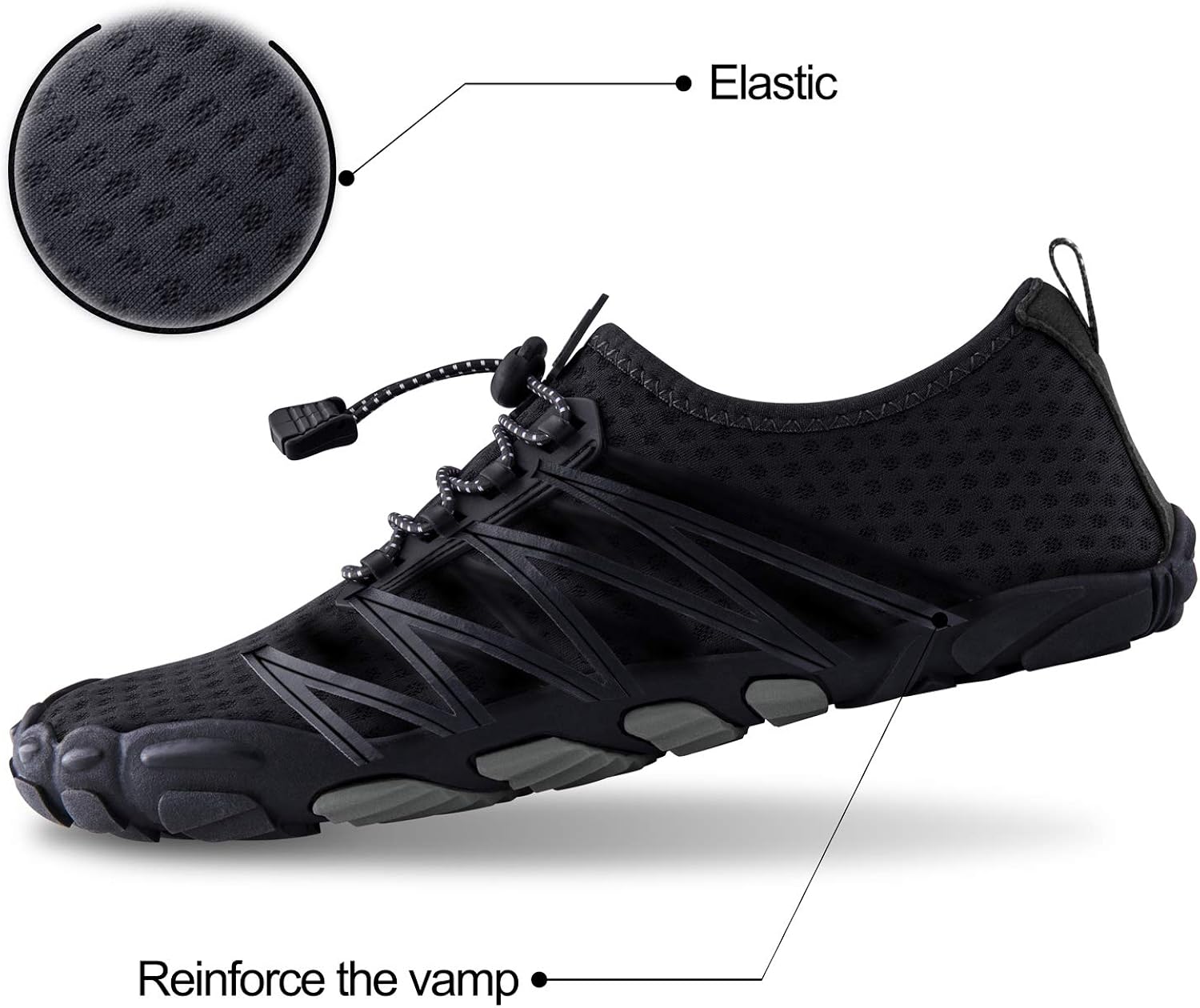 SEEKWAY Water Shoes Men Women Adult Quick-Dry Aqua Sock Barefoot for Beach Swim River Pool Lake Hiking Kayaking Surfing