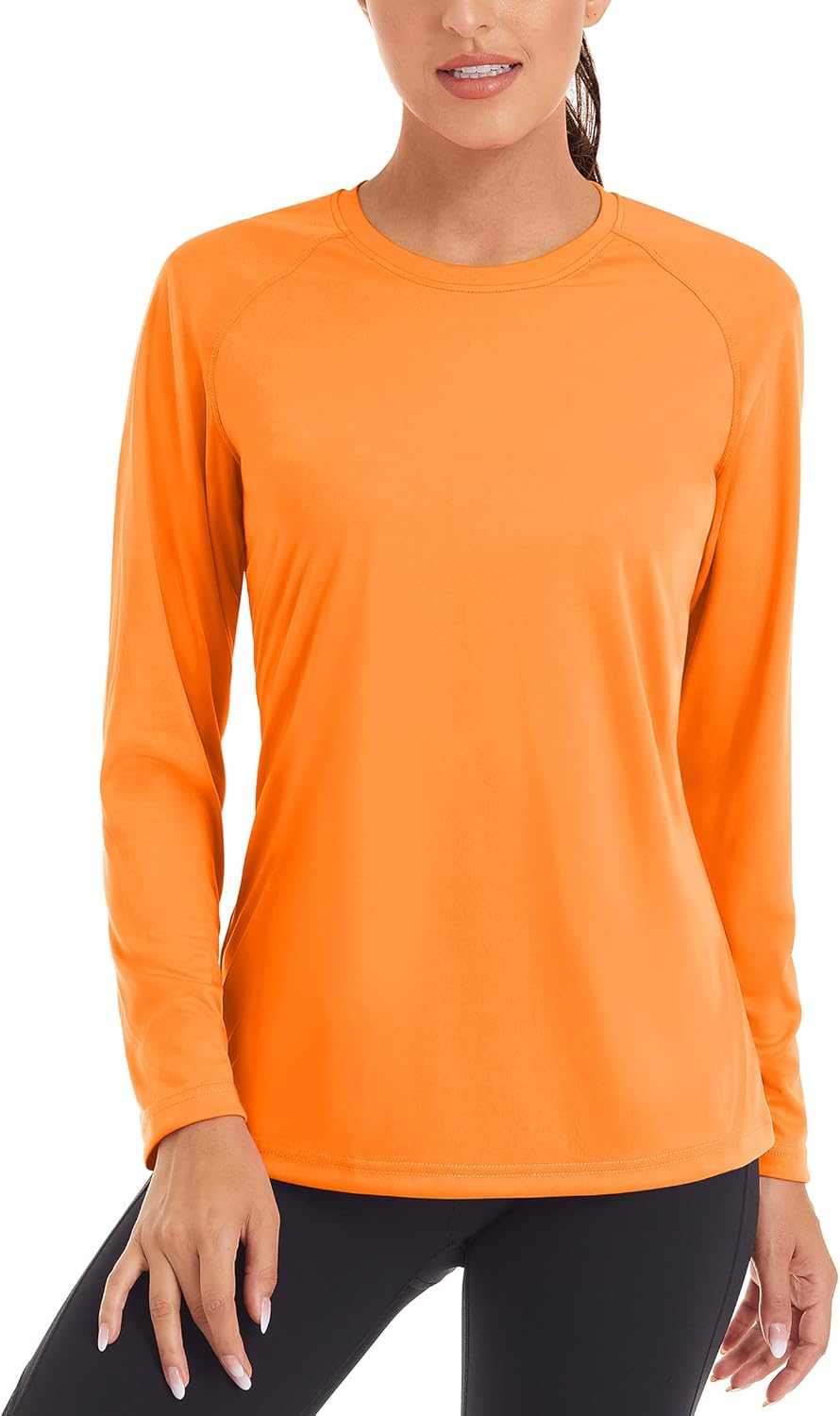 TACVASEN Women's Sun Protection Shirt UPF 50+ Long Sleeve Hiking Running Sport Workout Rash Guards Tops