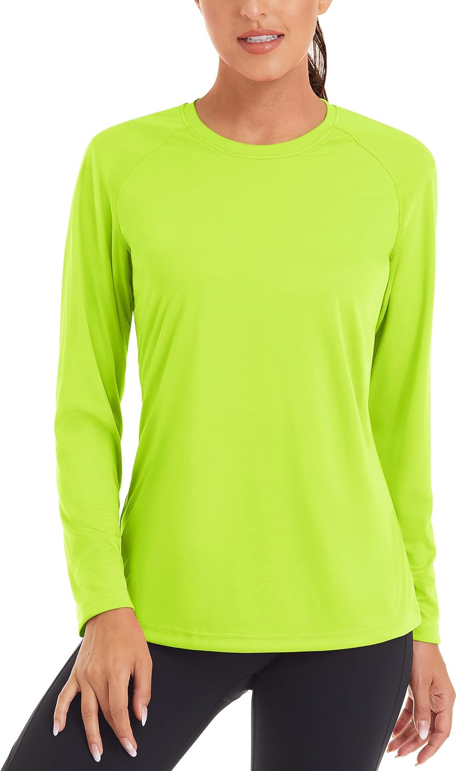 TACVASEN Women's Sun Protection Shirt UPF 50+ Long Sleeve Hiking Running Sport Workout Rash Guards Tops