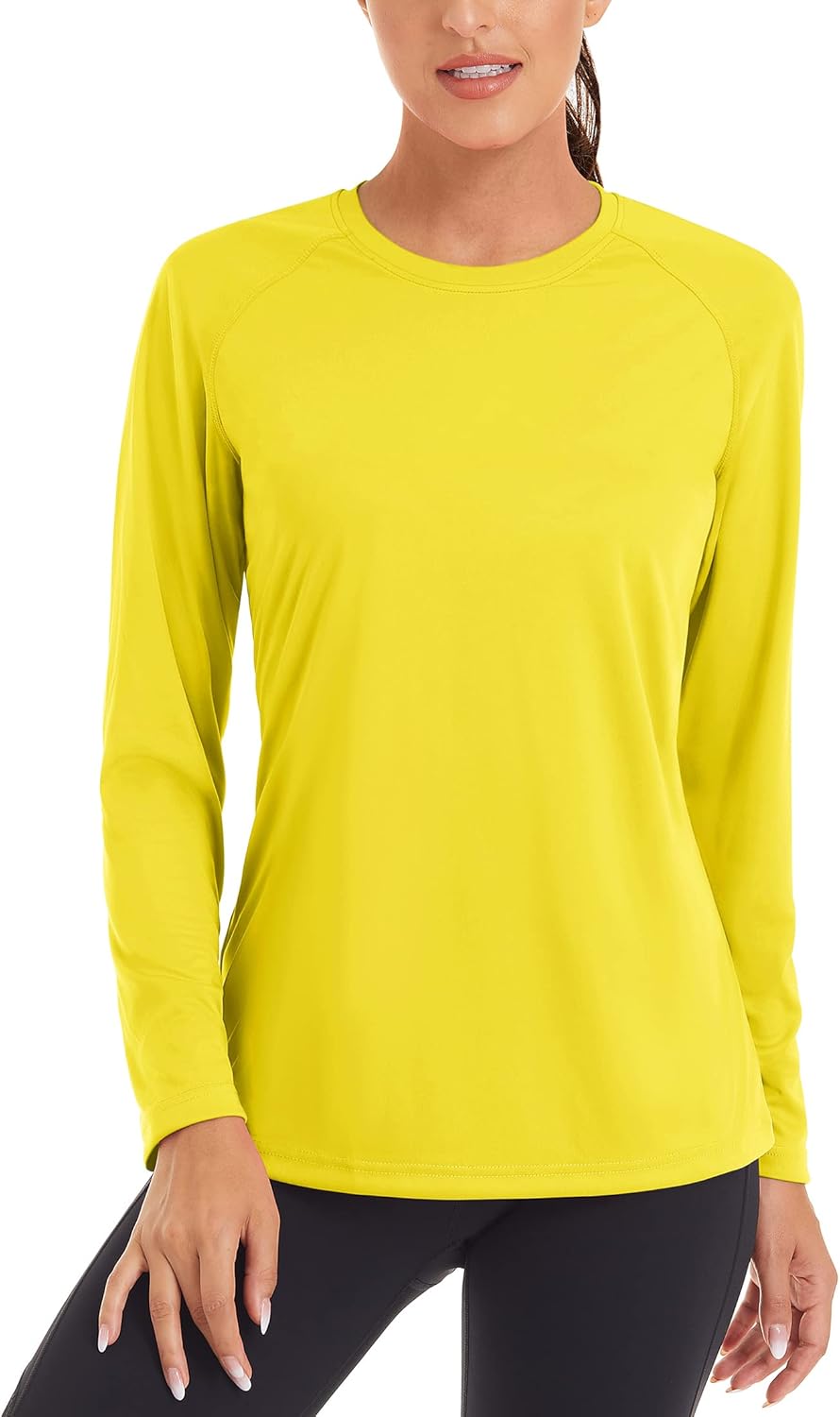 TACVASEN Women's Sun Protection Shirt UPF 50+ Long Sleeve Hiking Running Sport Workout Rash Guards Tops