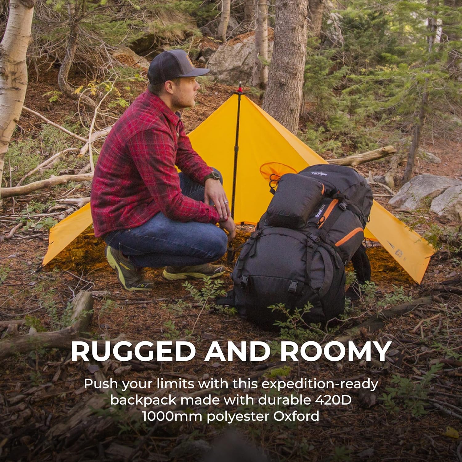 TETON Sports Ultralight Plus Backpacks; Lightweight Hiking Backpack for Camping, Hunting, Travel, and Outdoor Sports