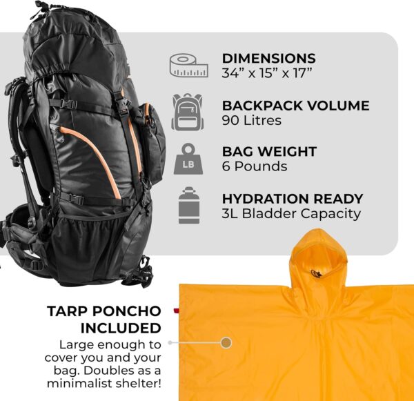 TETON Sports Ultralight Plus Backpacks; Lightweight Hiking Backpack for Camping, Hunting, Travel, and Outdoor Sports