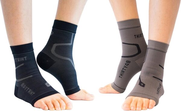 Thirty48 Plantar Fasciitis Compression Socks(1 or 2 Pairs), 20-30 mmHg Foot Compression Sleeves for Ankle\/Heel Support, Increase Blood Circulation, Relieve Arch Pain, Reduce Foot Swelling